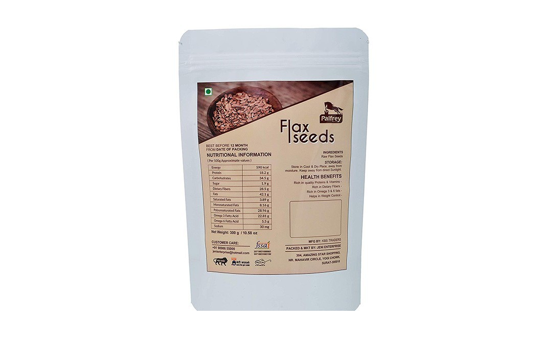 Palfrey Flax Seeds    Pack  300 grams